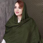 شال پلیسه نخی - مانتو پاتریس رشت