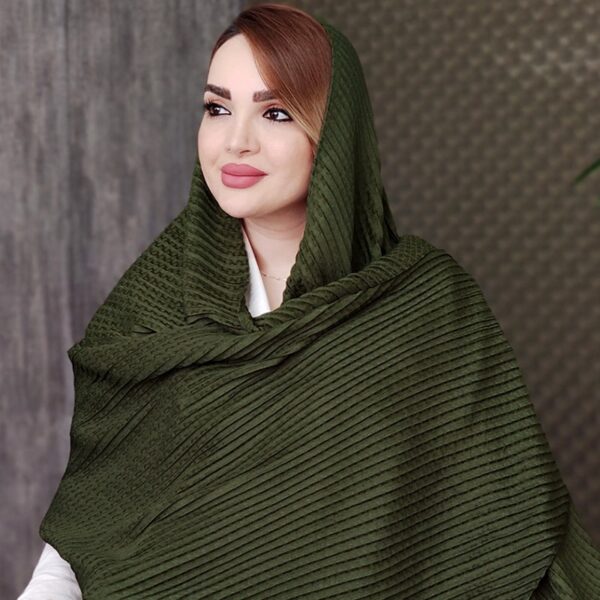 شال پلیسه نخی - مانتو پاتریس رشت