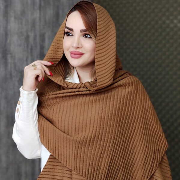 شال پلیسه نخی - مانتو پاتریس رشت