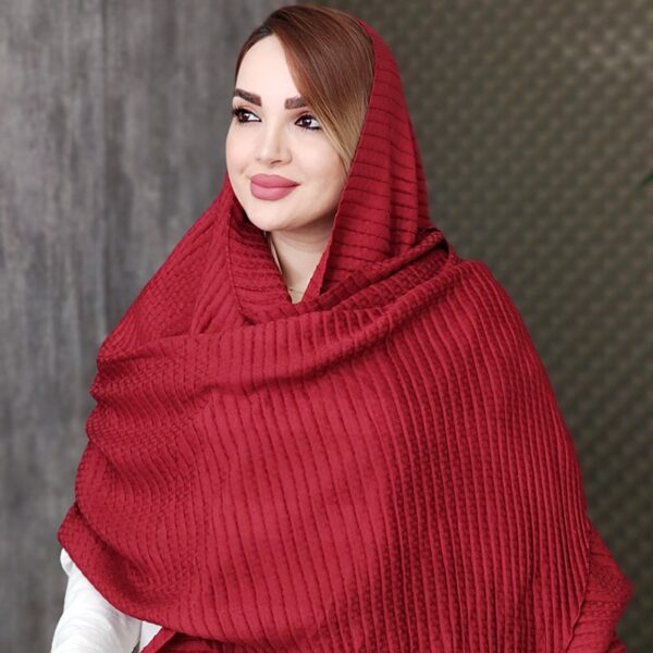 شال پلیسه نخی - مانتو پاتریس رشت