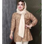 مانتو گلدوزی طلایی - مانتو پاتریس رشت
