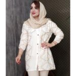 مانتو گلدوزی طلایی - مانتو پاتریس رشت