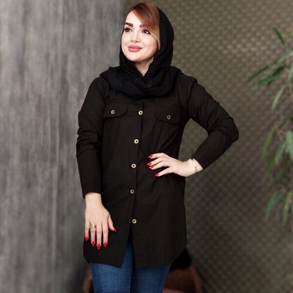 مانتو بغل زیپ لنین - مانتو پاتریس رشت