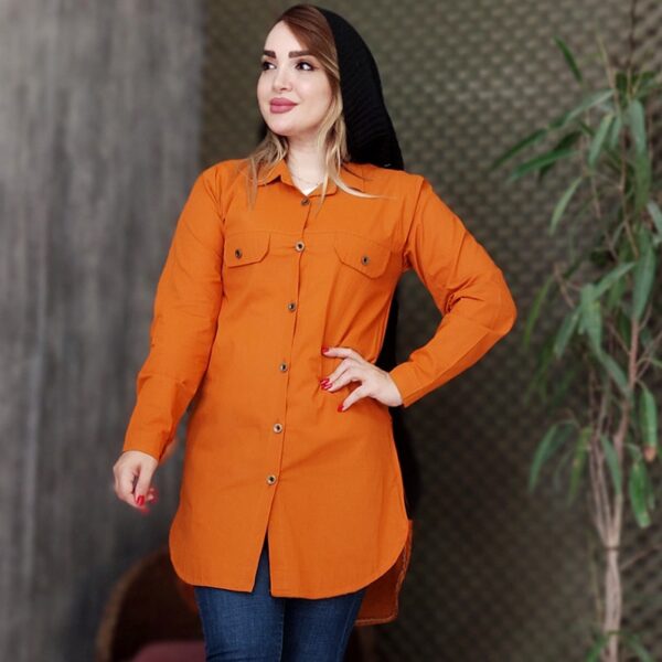 مانتو بغل زیپ لنین - مانتو پاتریس رشت