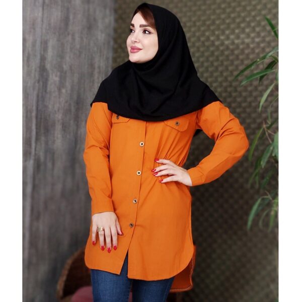 مانتو بغل زیپ لنین - مانتو پاتریس رشت