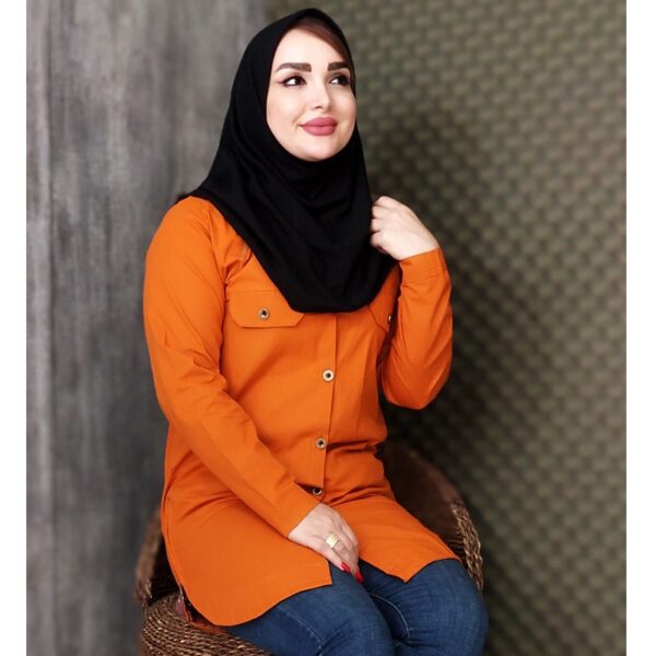 مانتو بغل زیپ لنین - مانتو پاتریس رشت