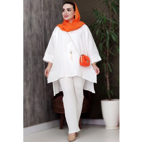 ست مانتو شلوار کراش پانچ