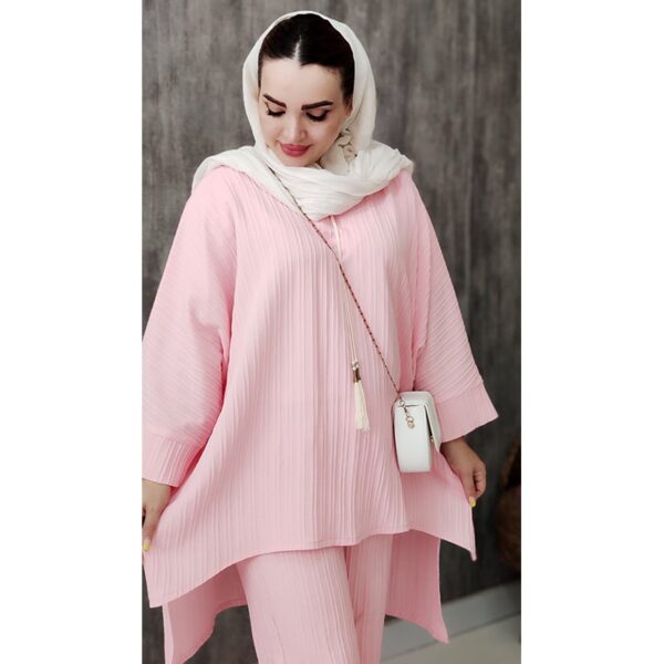 ست مانتو شلوار کراش پانچ