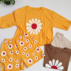 ست تیشرت شورتک بابونه - مانتو پاتریس رشت