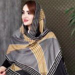 شال راه راه رنگی - مانتو پاتریس رشت