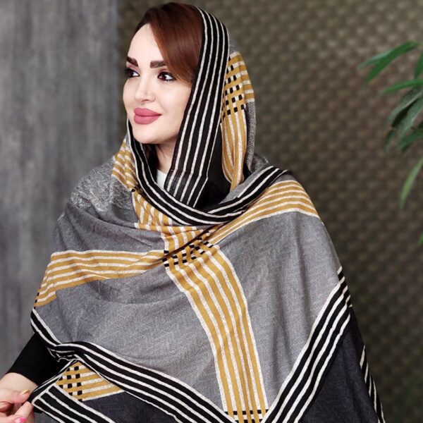 شال راه راه رنگی - مانتو پاتریس رشت