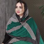 شال راه راه رنگی - مانتو پاتریس رشت