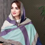 شال راه راه رنگی - مانتو پاتریس رشت