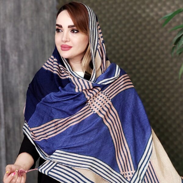 35700160-03-min (1) شال راه راه رنگی - مانتو پاتریس رشت