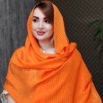 شال پلیسه رنگی - مانتو پاتریس رشت