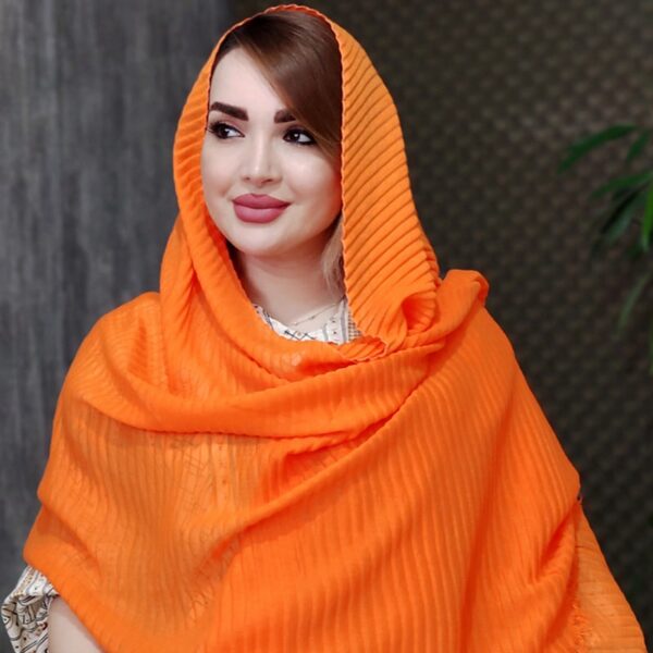 شال پلیسه رنگی - مانتو پاتریس رشت