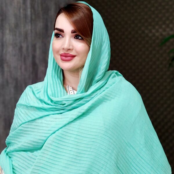 شال پلیسه رنگی - مانتو پاتریس رشت