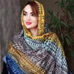 شال نخی لوزی - مانتو پاتریس رشت