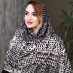 شال نخی لوزی - مانتو پاتریس رشت