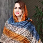 شال نخی لوزی - مانتو پاتریس رشت