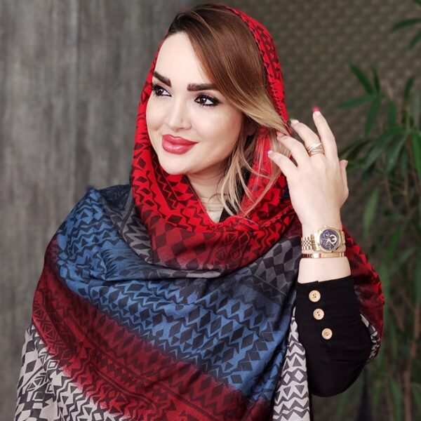 شال نخی لوزی - مانتو پاتریس رشت