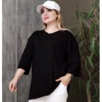 تیشرت لانگ مشکی - مانتو پاتریس رشت
