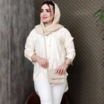 مانتو وال پشت بلند رنگی - مانتو پاتریس رشت