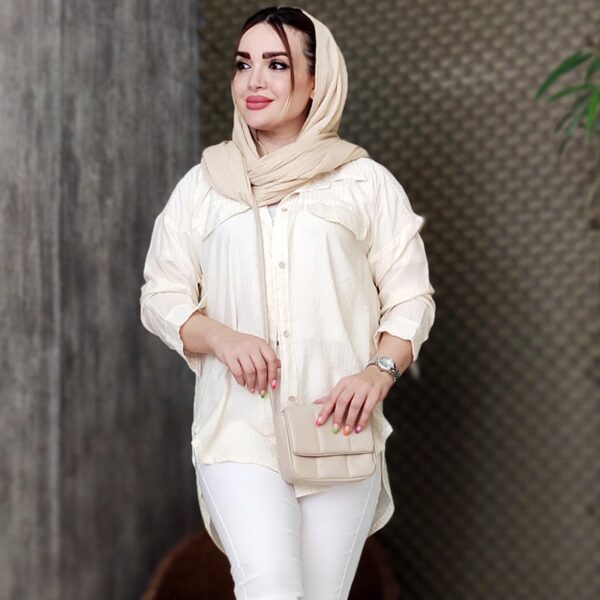 مانتو وال پشت بلند رنگی - مانتو پاتریس رشت