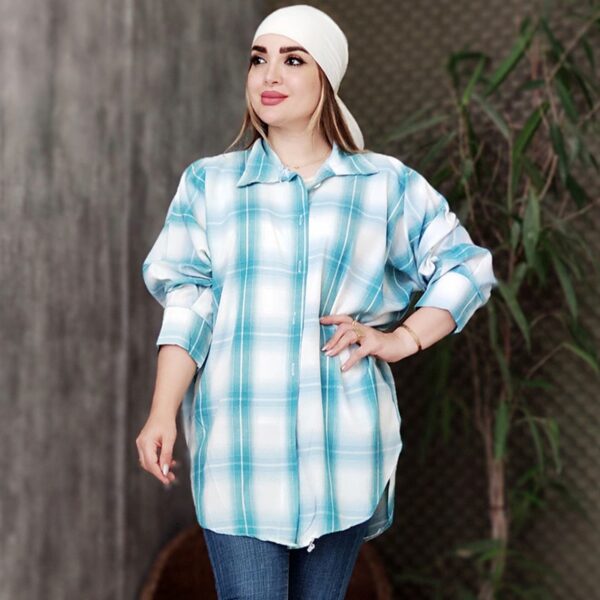 مانتو پانچ چهارخونه - مانتو پاتریس رشت