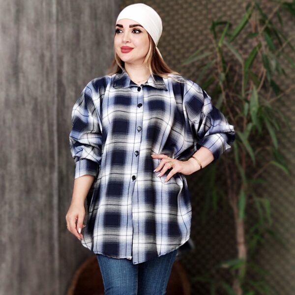 مانتو پانچ چهارخونه - مانتو پاتریس رشت