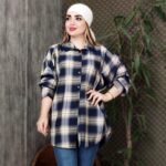 مانتو پانچ چهارخونه - مانتو پاتریس رشت