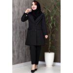 ست مانتو شلوار اداری راه راه