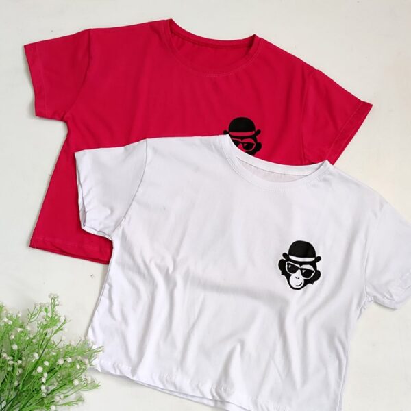 تیشرت کراپ میمون - مانتو پاتریس رشت