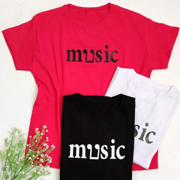 تیشرت چاپ موزیک - مانتو پاتریس رشت