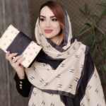 ست شال و کیف طرحدار - مانتو پاتریس رشت