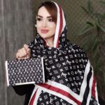ست شال و کیف طرحدار - مانتو پاتریس رشت