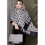 ست شال و کیف طرحدار - مانتوپاتریس رشت