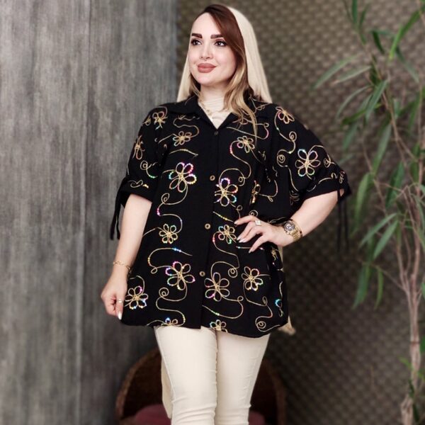 مانتو ابروبادی پولکی - مانتو پاتریس رشت