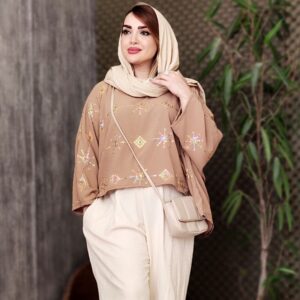 شومیز پانچ پولکی - مانتو پاتریس رشت