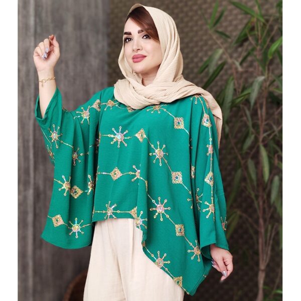 شومیز پانچ پولکی - مانتو پاتریس رشت