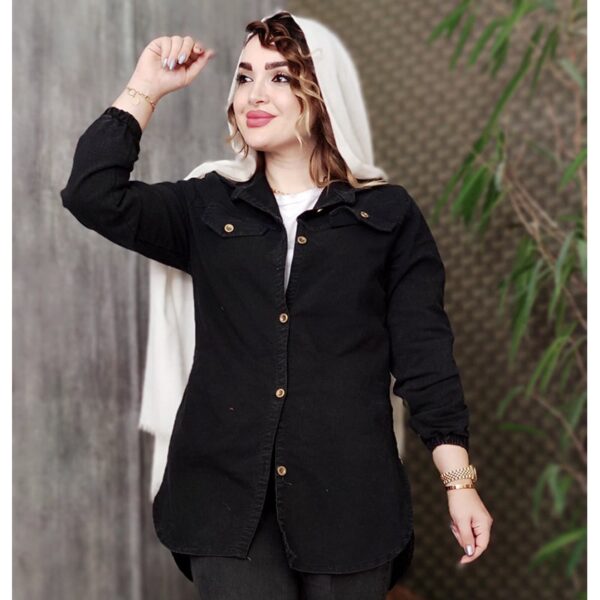 مانتو جین بغل زیپ- مانتو پاتریس رشت