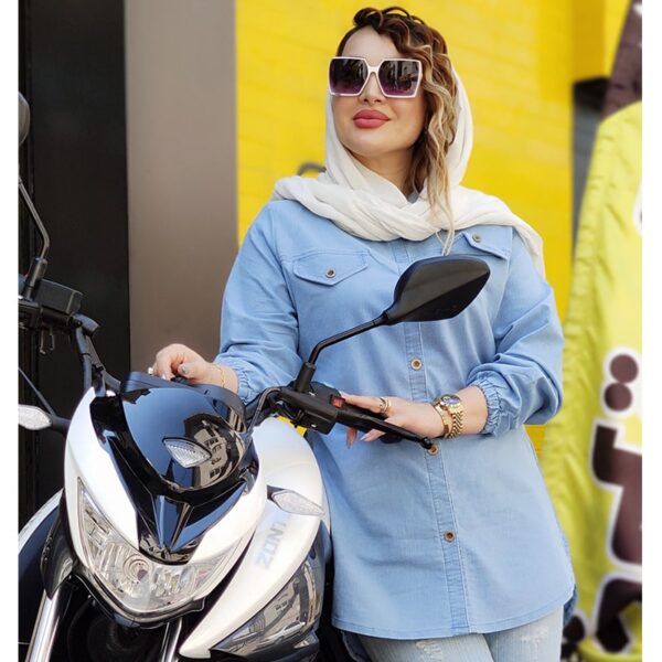 مانتو جین بغل زیپ- مانتو پاتریس رشت