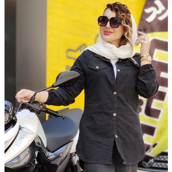 مانتو جین بغل زیپ- مانتو پاتریس رشت