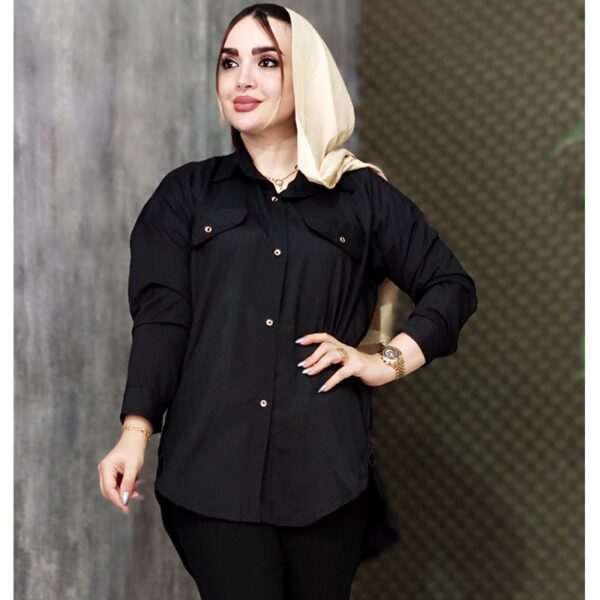 397006-02-min مانتو مشکی بغل زیپ - مانتو پاتریس رشت