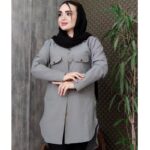 مانتو لینن بغل زیپ - مانتو پاتریس رشت