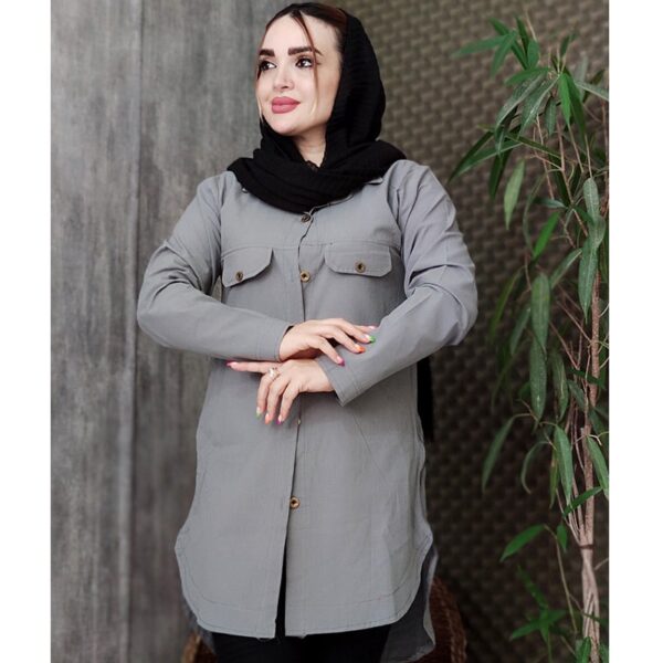 مانتو لینن بغل زیپ - مانتو پاتریس رشت