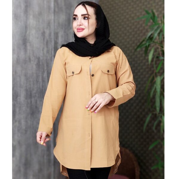 مانتو لینن بغل زیپ - مانتو پاتریس رشت