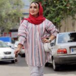 مانتو راه راه نخی - مانتو پاتریس رشت