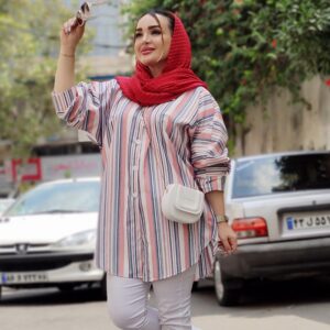 مانتو راه راه نخی - مانتو پاتریس رشت