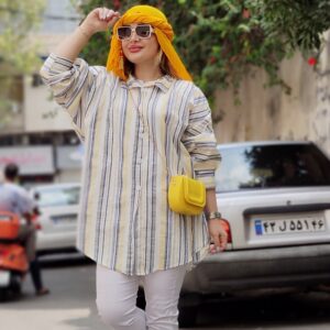 مانتو راه راه نخی - مانتو پاتریس رشت